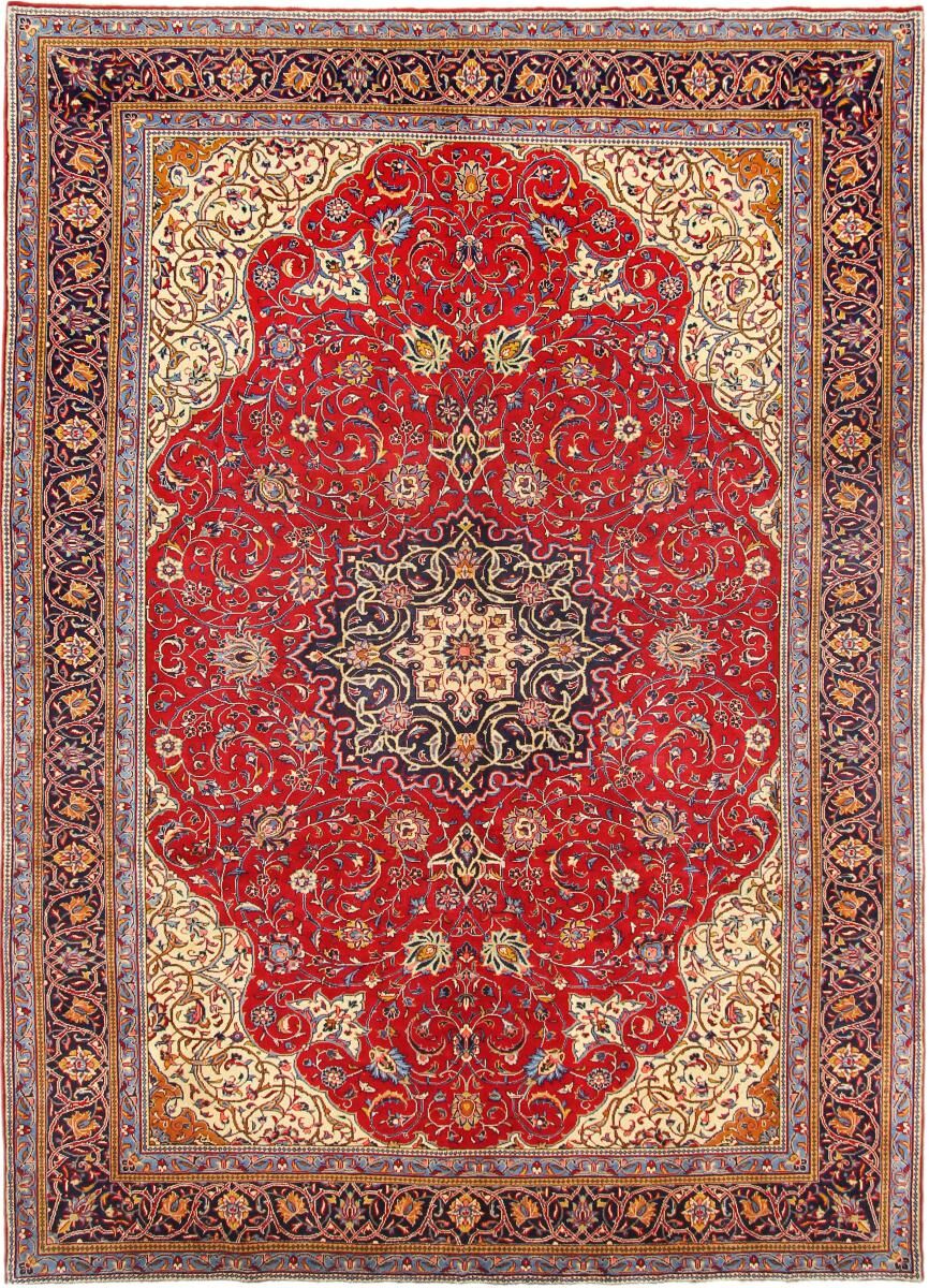 Nain Trading Tapete Oriental Sarough 367x262 Red/Pink (Lã, Pérsia / Irão, Mão-atada)