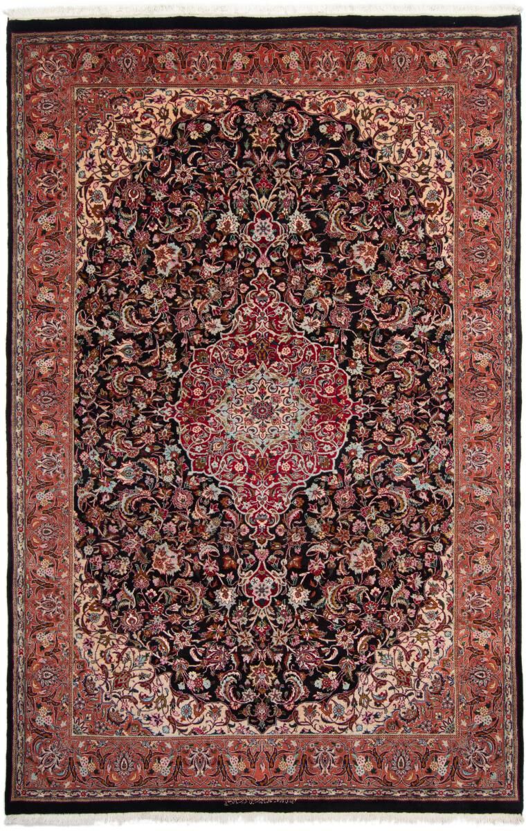 Nain Trading Tapete Oriental Tabriz 40Raj 312x204 Beige/Rust (Lã / seda, Pérsia / Irão, Mão-atada)