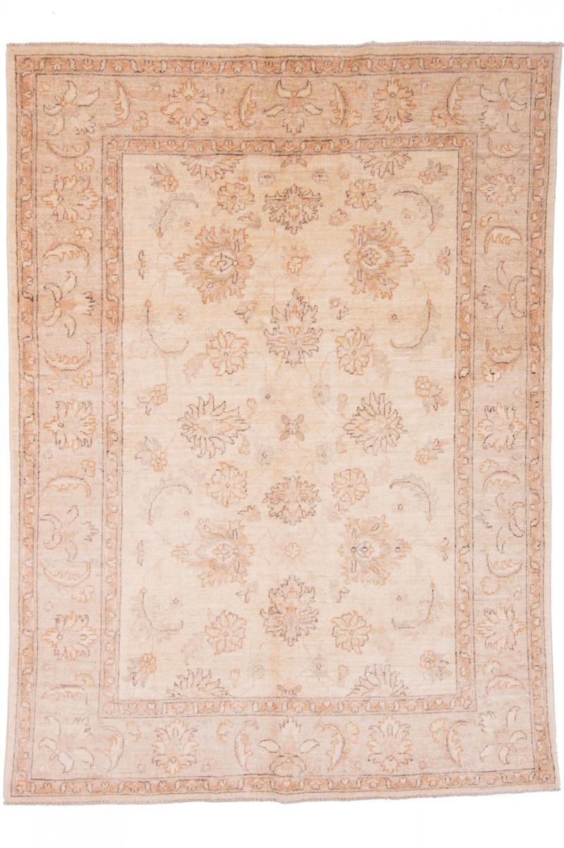 Nain Trading Oriental Rug Ziegler Farahan 202x144 Beige/Pink (Wool, Afghanistan, Hand-Knotted)