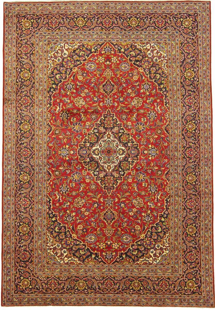 Nain Trading Tapete Keshan 356x248 Brown/Rust (Pérsia / Irão, Lã, Mão-atada)