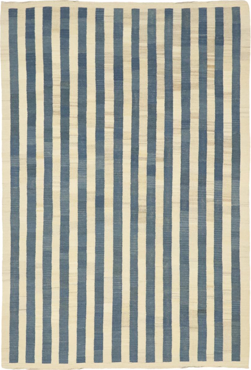 Nain Trading Tapete Persa Kilim Fars Design 301x203 Grey/Dark Blue (Tecidos à mão, Pérsia / Irão, Lã)