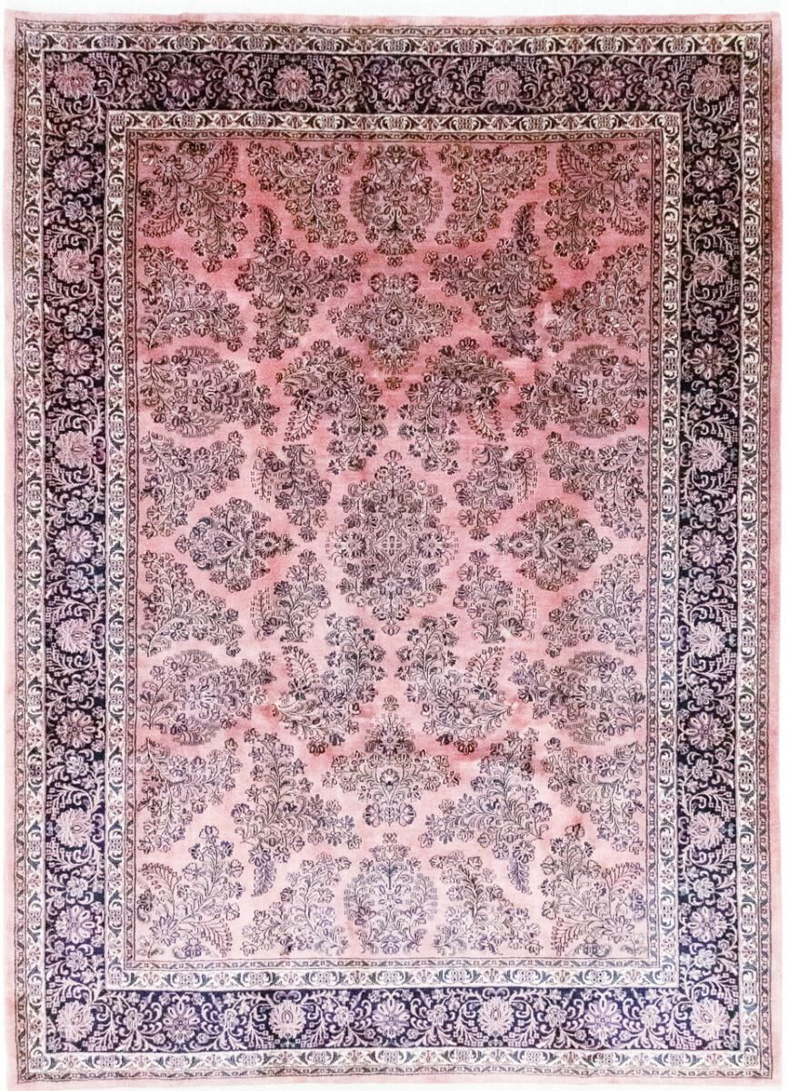 Nain Trading Tapete Indo Sarough 347x249 Modern/Desenho Purple/Pink (Mão-atada, Lã, Índia)