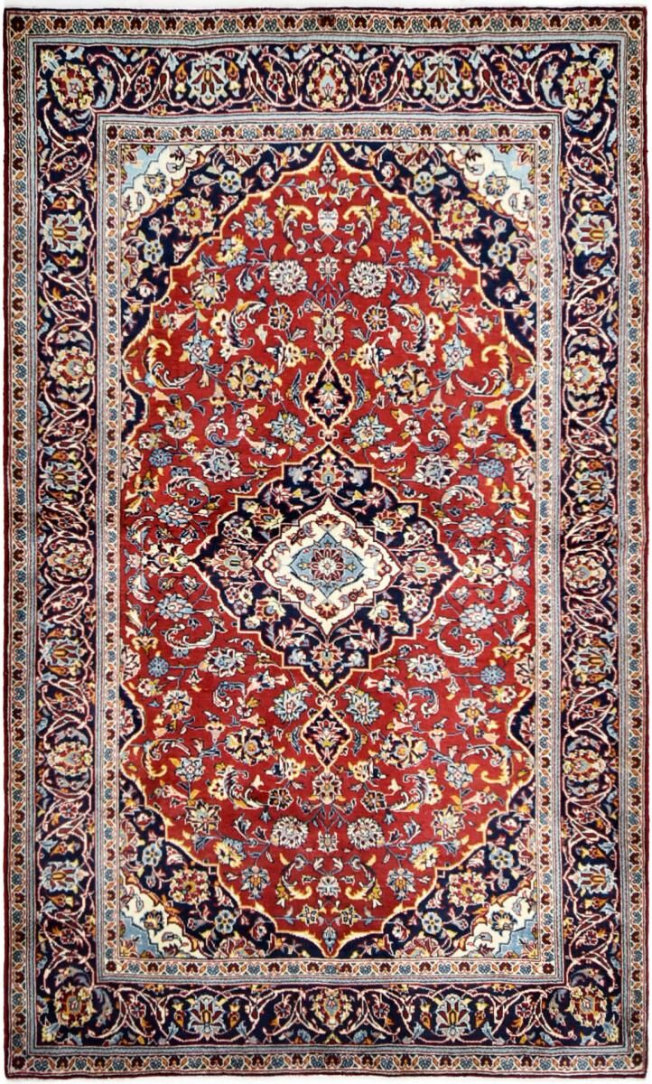 Nain Trading Tapete Oriental Keshan 242x144 Dark Grey/Red (Lã, Pérsia / Irão, Mão-atada)