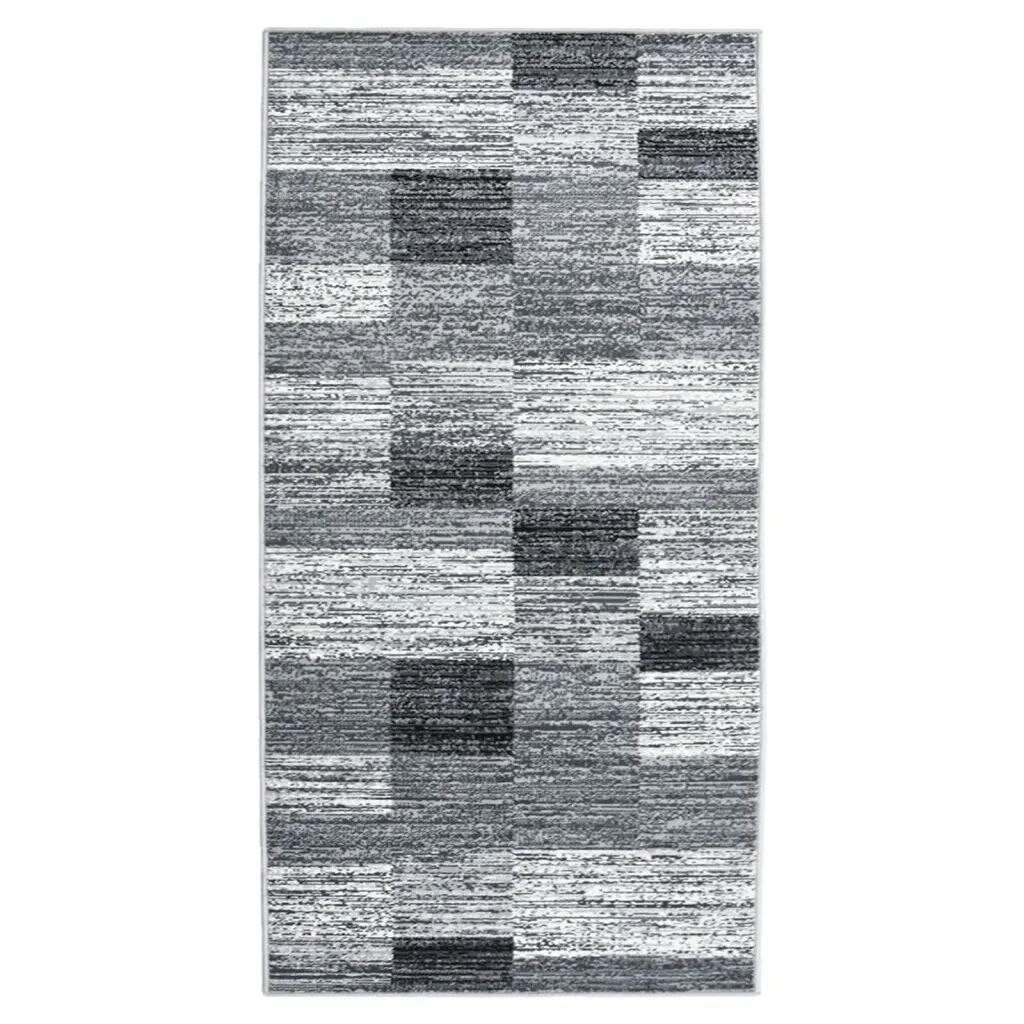 vidaXL Passadeira 80x150 cm polipropileno cinzento