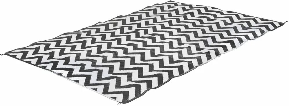 Bo-Camp Covor de exterior Chill mat M Wave, negru și alb, 1,8x2 m