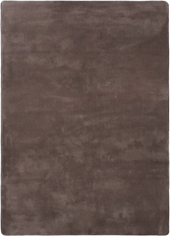 vidaXL Covor teddy, gri taupe, 170x120 cm