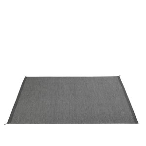 Muuto - Ply Rug 200x300, Dark Grey - Dark Grey - Grå - Ullmattor