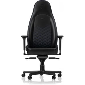 Noblechairs Icon Pu-Leather - Svart / Blå