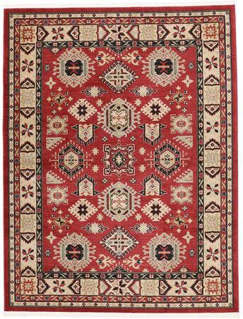 RugVista Shirvan Kazak Matta 240X350 Orientalisk Mörkröd/Mörkbeige