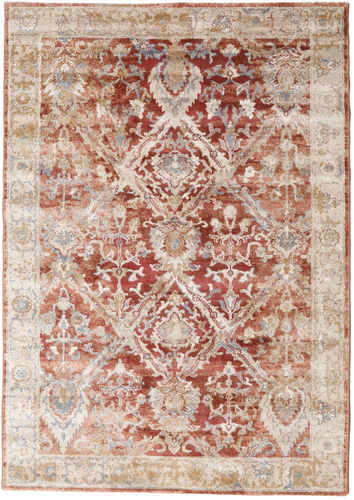 RugVista Talitha Matta 160X230 Orientalisk Vintage Mörkbrun/Ljusgrå