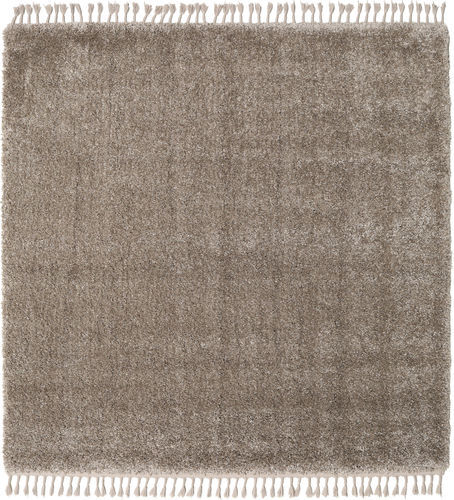 RugVista Ryamatta 200X200 Boho Kvadratisk Ljusgrå/Brun