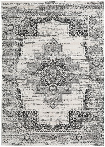 RugVista Orientalisk Matta Vintage Vega 140X200 Vintage Ljusgrå/Mörkgrå