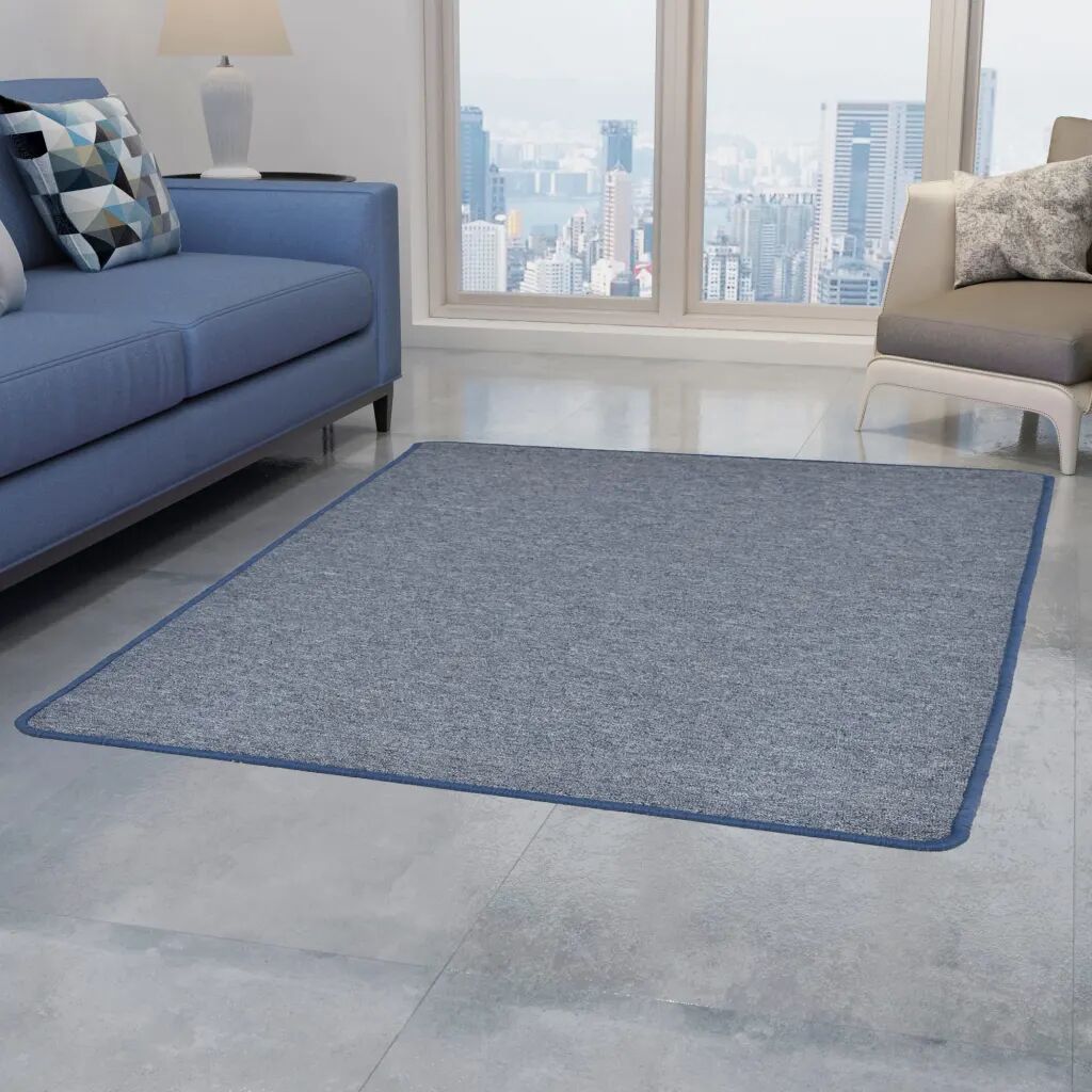 vidaXL Všívaný koberec, 160x230 cm, modrý