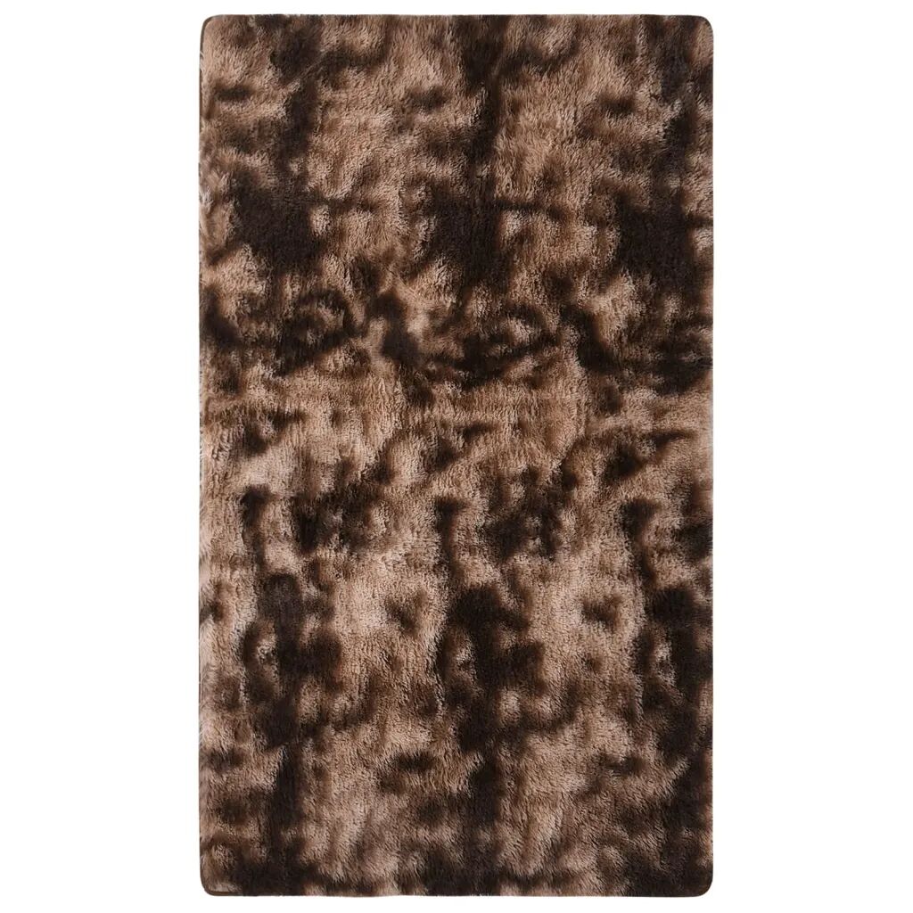 vidaXL Chlpatý shaggy koberec sivohnedý 300x200 cm