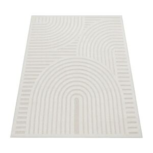 Latitude Run Medjaou Cream Indoor/Outdoor Rug white 100.0 H x 60.0 W x 1.0 D cm