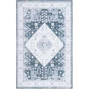 Blue Elephant Meeghan Machine Woven Grey/Blue Rug blue/gray 183.0 H x 122.0 W x 0.33 D cm