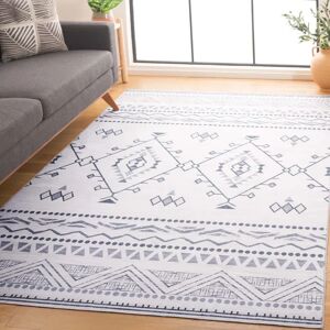 Blue Elephant Lomanto Machine Woven White/Grey Rug gray/white 183.0 H x 122.0 W x 0.32 D cm