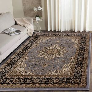 Marlow Home Co. Grigori Luxury Flokati Black/Grey Rug white 80.0 W x 1.0 D cm