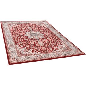 Theko Oriental Carpet in Red, 100% Virgin Wool red/white 340.0 H x 240.0 W x 1.0 D cm