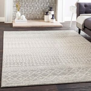 Mistana Narine Reid Grey Area Rug gray/white 160.0 W x 0.65 D cm