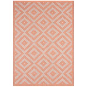 THE RUGS Ecology Outdoor Rugs in Orange   100OR white 150.0 H x 80.0 W x 0.1 D cm