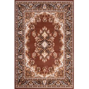 World Menagerie Nickelson Flatweave Brown/Red Rug brown/red 160.0 H x 120.0 W x 2.0 D cm