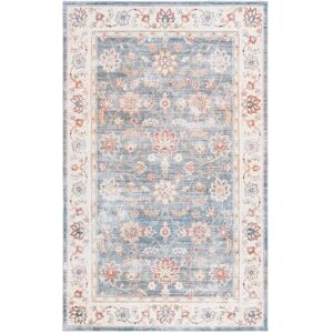 Blue Elephant Machine Woven Grey/Beige Rug gray/white 183.0 H x 122.0 W x 0.33 D cm