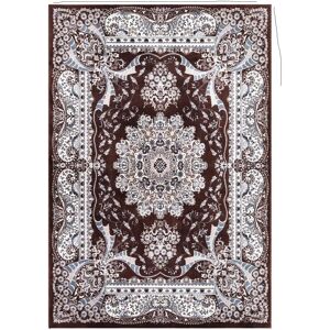 Rosalind Wheeler Avaya Brown Area Rug white 150.0 H x 80.0 W x 1.0 D cm