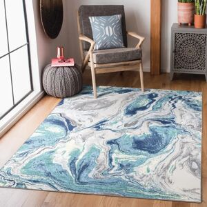 Ivy Bronx High-Quality Living Room Bedrrom Rugs Large Area Carpets Small Door Mat Floormat blue/gray 80.0 H x 50.0 W x 1.2 D cm