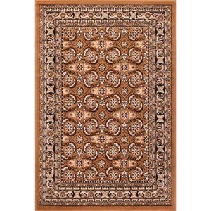 World Menagerie Nickols Flatweave Brown/Grey Rug brown/gray 160.0 H x 120.0 W x 2.0 D cm