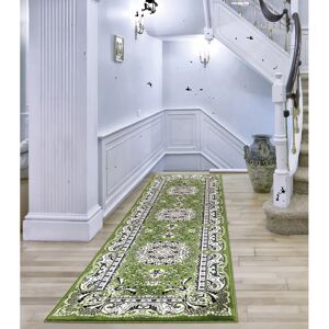 Latitude Vive Vicolo Green Area Rug white 220.0 H x 60.0 W x 1.0 D cm