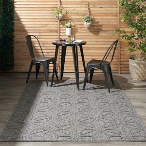 NOURISON Cozumel (Outdoor) CZM01 Dark Grey 66cm x 229cm Runner - Grey