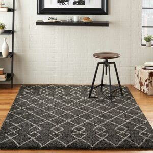 Nourison - Martil MAT01 Charcoal 66cm x 114cm Rectangle - Grey