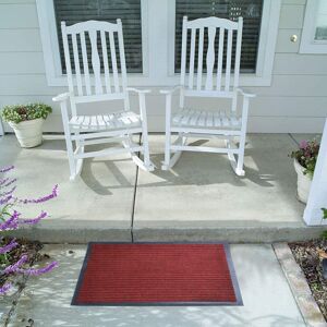 DENNY INT LTD (RED DOOR MAT) Rubber Door Mat Indoor Outdoor House Entrance Skid RESISTANT Floo