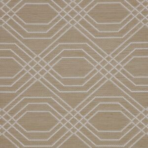 Cream Modern Geometric Area Rug - Basata - Habitat - 80cm x 150cm