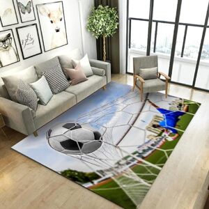 Generic Door Mat Indoor 3D Creative Football 140 X 200 Cm Bath Rugs Floor Rug Absorbent Carpets Floor Doormats Home Decor Funny Mat Cute Rugs For Kitchen Bathroom Indoor -8P9U/I3R8-7