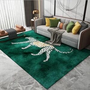 Generic Rugs Living Room Rug Child Computer Chair Rug Children Crawling Carpet Non-Slip Rug Bedroom Rugs Leopard Animal 140 X 200 Cm 3D Printed Carpet Polyester Soft Touch Short Pile Rug Non Slip Ar -4P5U-P4