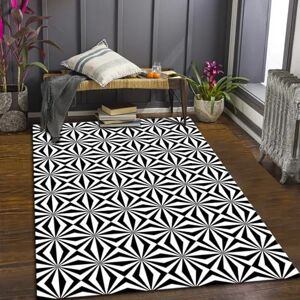 Generic Nordic Simple Chessboard Large Rug 3D Printing Living Room Rug Flannel Soft Bedroom Rug Children Boy Toilet Mat Doormat 140 X 200 Cm - Polyester Soft Touch Easy Clean, Stain Resistant -4O3P4Y7U0R4D8F