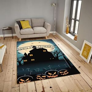 Generic Area Rug Soft 3D Kids Rug Halloween Horror Theme Mat Nursery Rug Boys And Girls Cute Toddler Crawling Mat Non-Slip Carpet Easy Clean For Bedroom Hall Kitchen Living Room 140 X 200 Cm -5G4T2S3P1U9