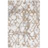 Rio Stoneboro Abstract Ivory Area Rug white 91.44 W x 5.0 D cm