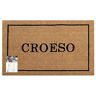 Lily Pad Doormats LPDoormats - welsh door mat Croeso - eco friendly coir doormat with non slip bac