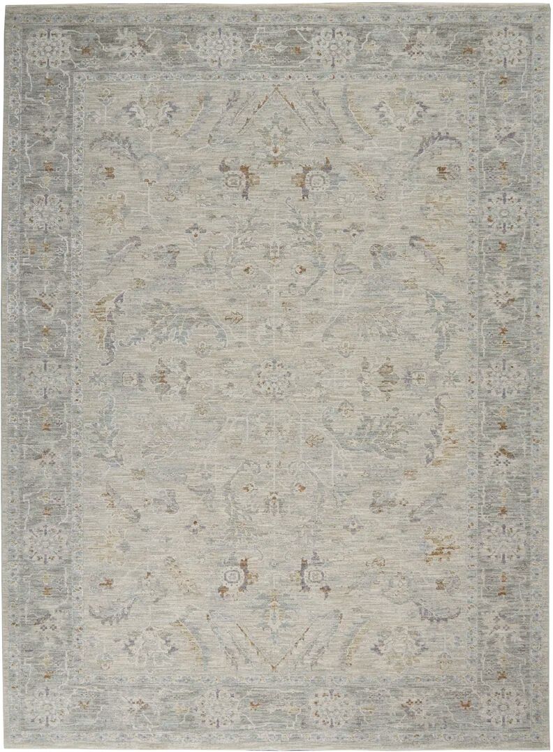 Photos - Area Rug Nourison Infinite -  gray 151.0 H x 111.0 W x 1.2 D cm 