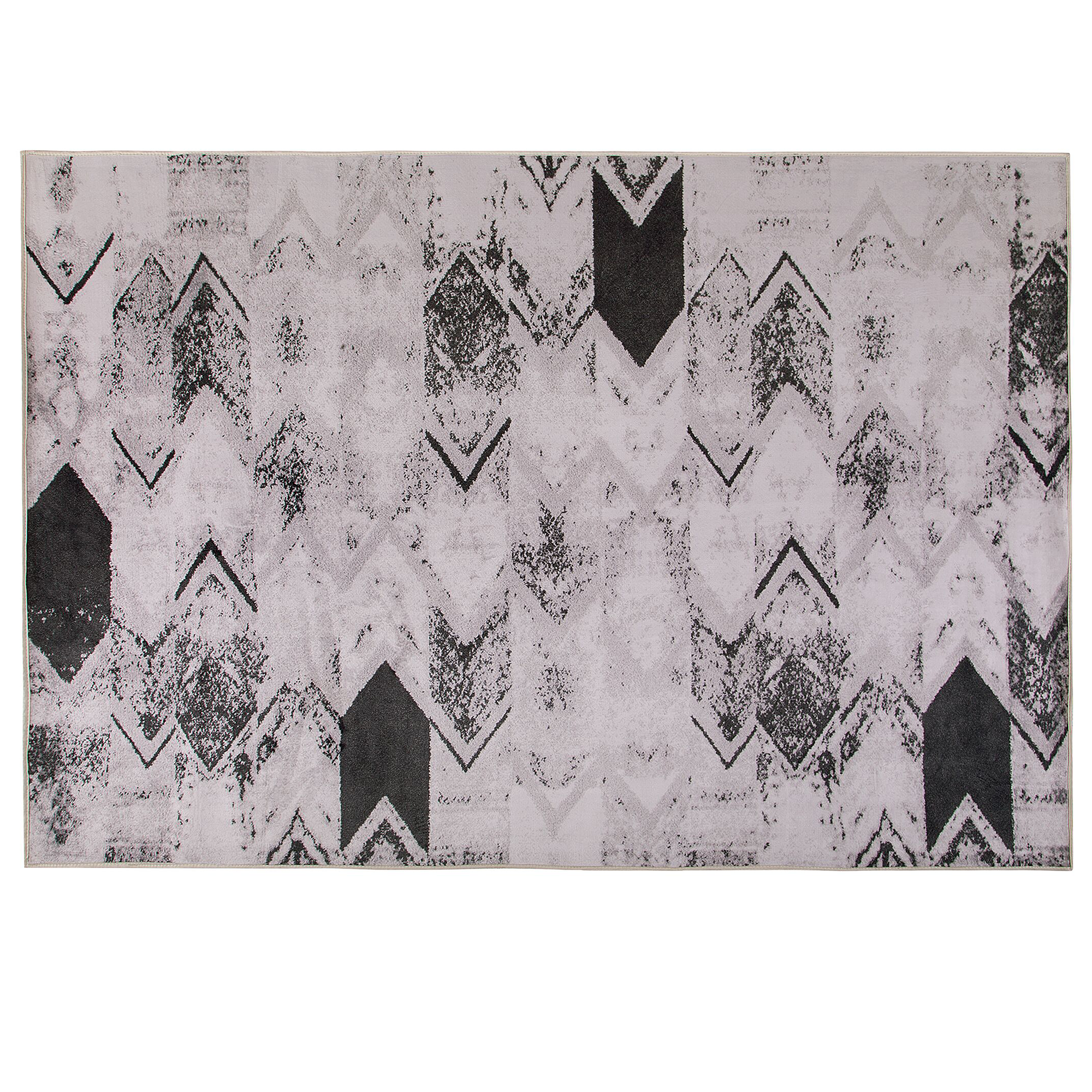 Beliani Rug Multicolour Polyester 160 x 230 cm Flatweave Arrows Abstract Pattern