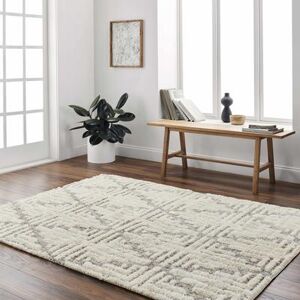 "Livi 5'3"" x 7' Bone/Multi Brown/Cloud Gray/Nutmeg/Dark Gray/Ivory/Oatmeal/Gray/Beige/Medium Gray Area Rug - Hauteloom"