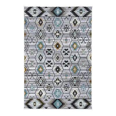 Linon Elixir Tempe Rug, Grey, 8X10.5 Ft