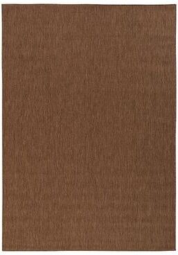 Ottomanson Jardin Indoor/Outdoor Trellis Area Rug, Dark Brown, 2.5X7 Ft