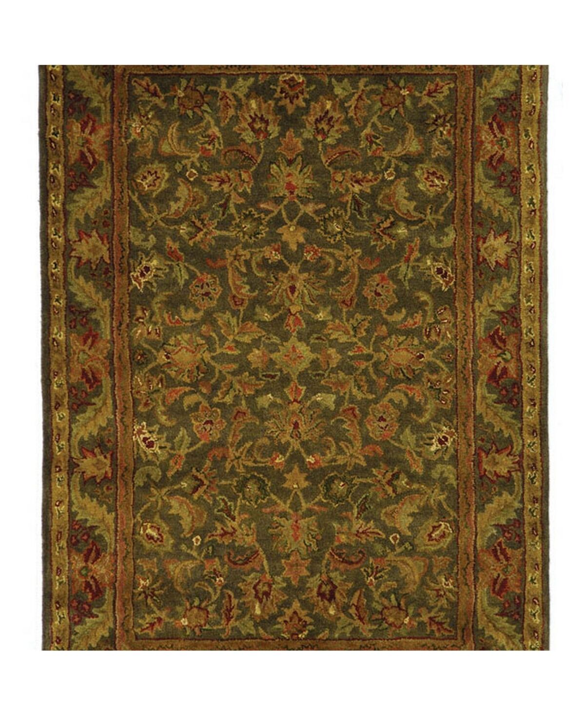 Safavieh Antiquity At52 Green and Gold 6' x 9' Area Rug - Green
