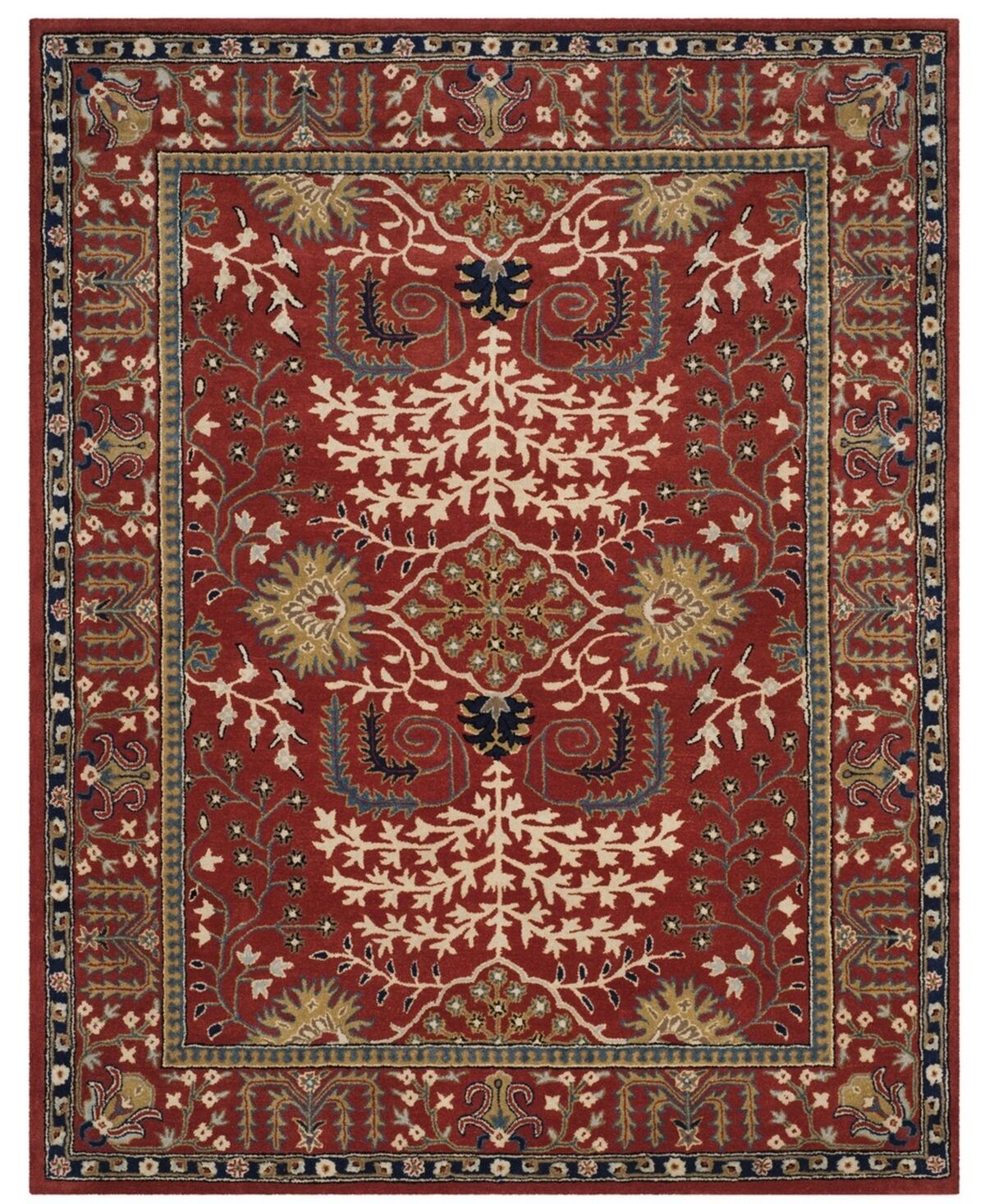Safavieh Antiquity At64 Red and Multi 8' x 10' Area Rug - Red