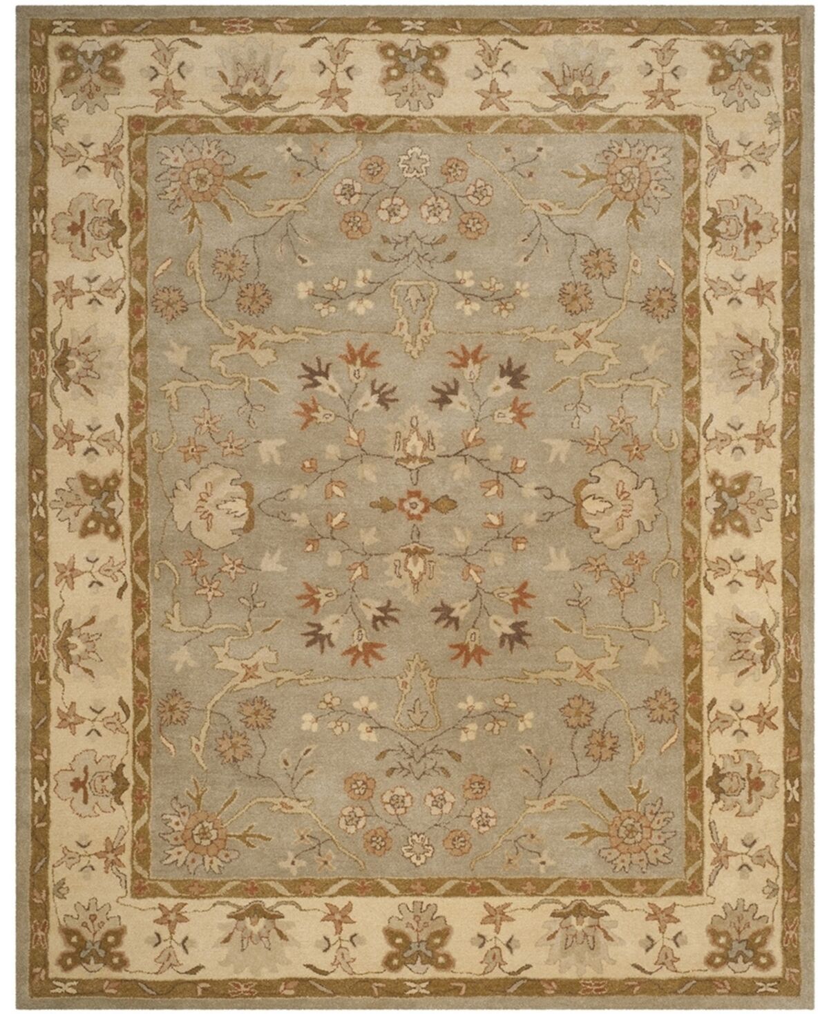 Safavieh Antiquity At62 Silver 6' x 9' Area Rug - Silver