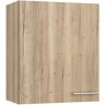 OPTIFIT Hängeschrank »Lilly«, Breite 60 cm, 1 Tür, 2 Einlegeböden  wildeiche/wildeiche-wildeiche  B/H/T: 60 cm x 70,4 cm x 34,6 cm wildeiche/wildeiche-wildeiche